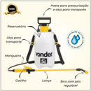 Pulverizador Borrifador Lateral 5 litros Compressão Prévia manual  Vonder