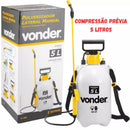 Pulverizador Borrifador Lateral 5 litros Compressão Prévia manual  Vonder