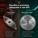 Lâmina Circular C/Vídea P/ Roçadeiras 255x20mm 40 Dentes Vonder - Original